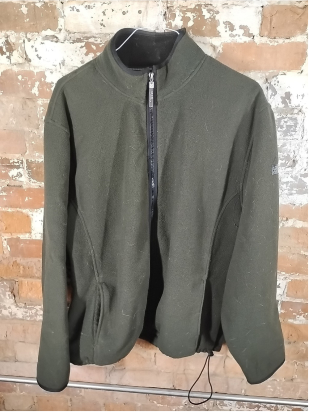 IZOD PerformX Men's Full-Zip Fleece Jacket Green Size Extra Large